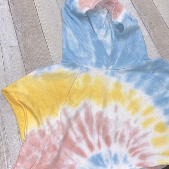 Forever 21 tie dye crop sweatshirt mens size medium - Picture 2 of 4